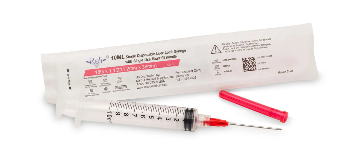 RELI® Blunt Fill Needle with Syringe