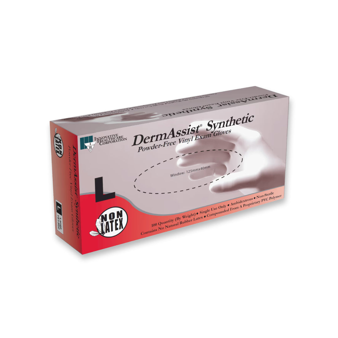 DermAssist® Clear Vinyl Exam Gloves