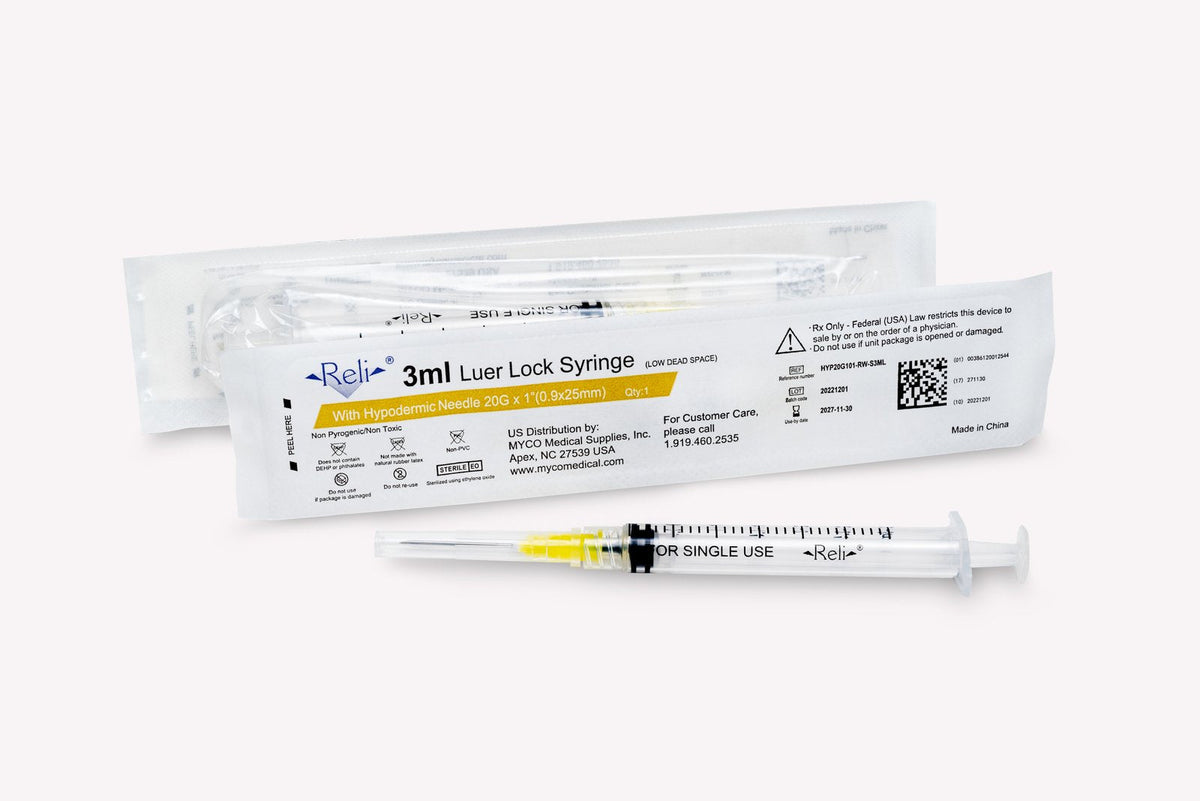 Reli Hypodermic Needle - 20G x 1 Inch